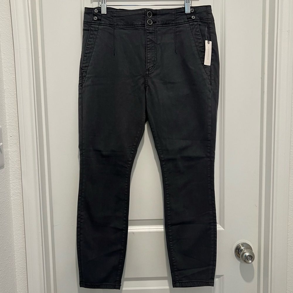 Anthropologie Pilcro High-Rise Darted Skinny Jeans in Black Women’s Sz. 31 NWT - Picture 2 of 14